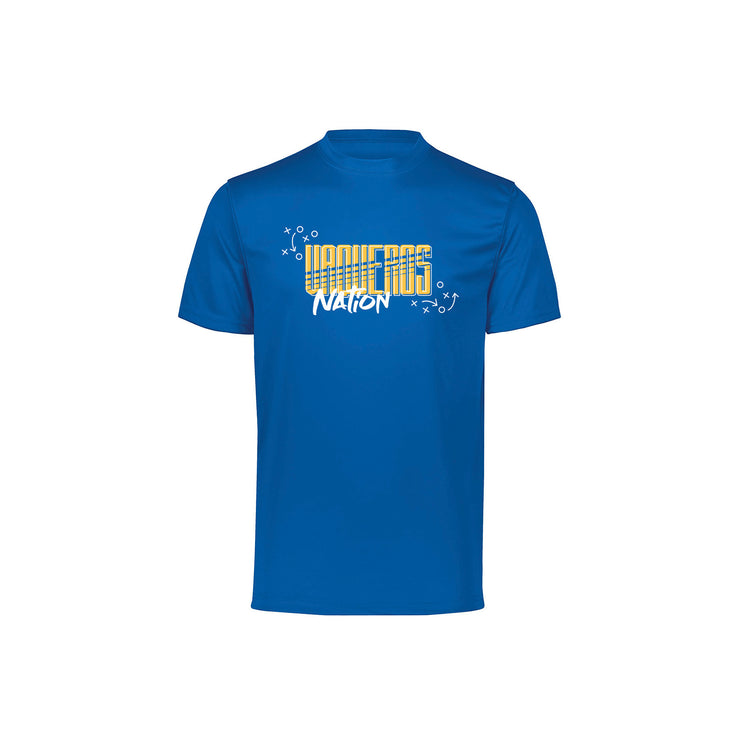 Vaqueros Nation Youth Performance T-Shirt (Blue)